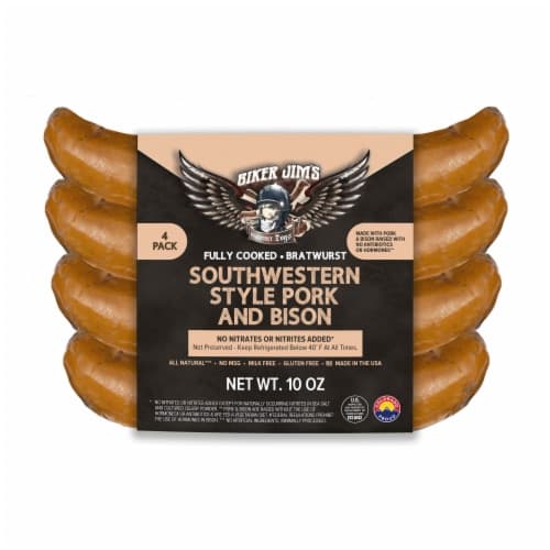 Biker Jim'S Southwestern Style Pork And Bison Gourmet Stadium Dog