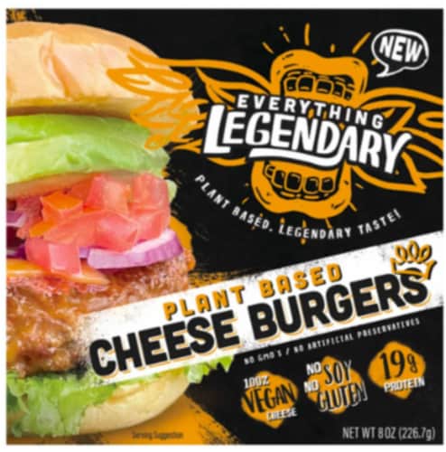 Everything Legendary Plnt Based Cheese Burgers
