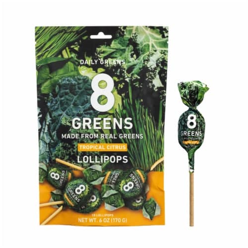 8Greens Tropical Citrus Lollipos