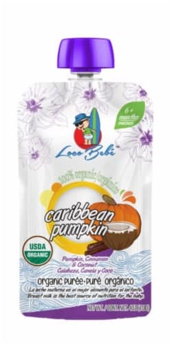 Loco Bebe Caribbean Pumpkin Organic Stage 1 Baby Food Pouch