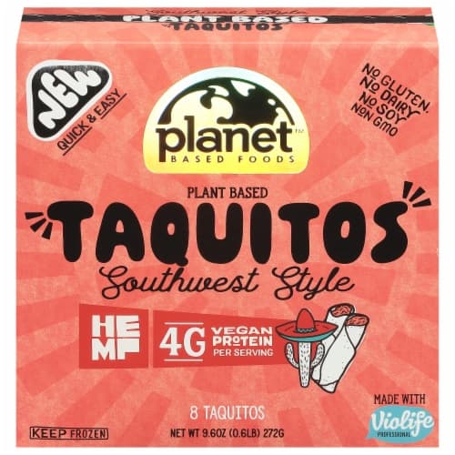Planet Based Foods Taquitos Southwest Style