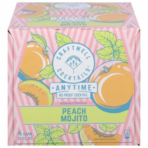 Craftwell Cocktails Non-Alcoholic Peach Mojito