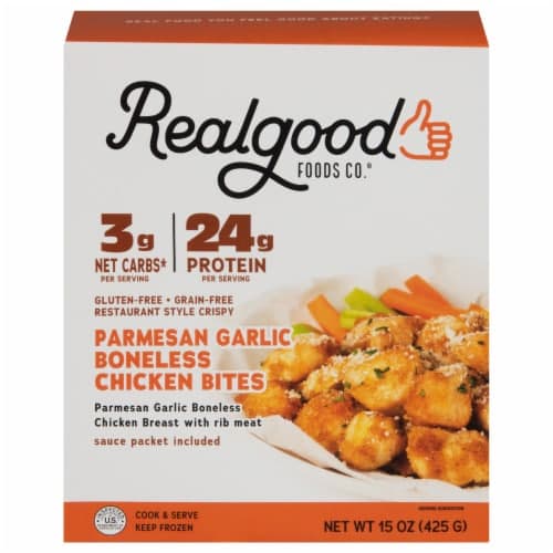 Real Good Foods Boneless Garlic Parmesan Chicken Bites
