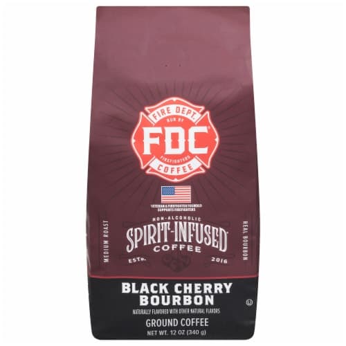 Fire Department Ground Coffee Black Cherry Bourbon