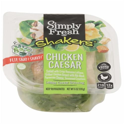 Simply Fresh Salads Chicken Caesar Salad Shaker