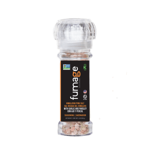 Fumage Gourmet Himalayan Pink Salt With Garlic & Parsley Grinder