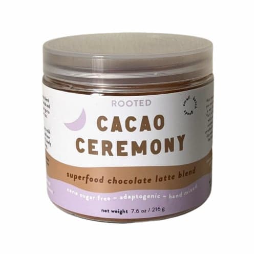 Rooted Superfood Chocolate Latte Blend Cacao Ceremony Mix