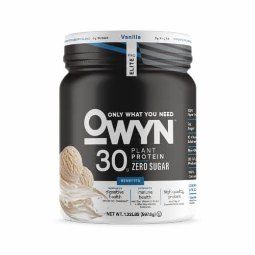 Owyn Vanilla Pro Elite Plant Protein Powder