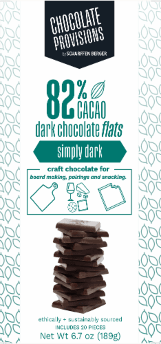 Chocolate Provisions 82% Dark Chocolate Flats