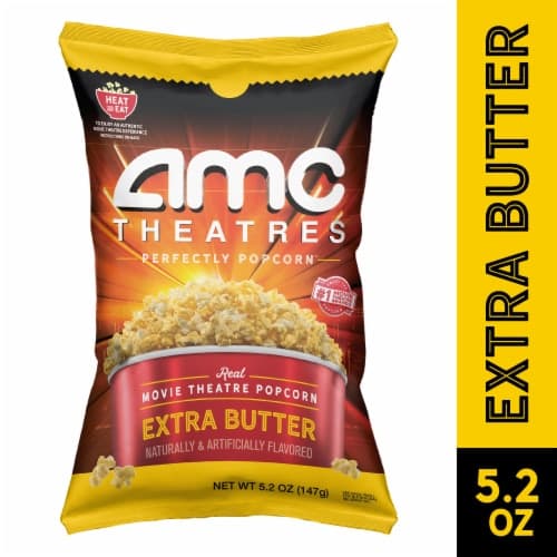 Amc Theatres Extra Butter Ready To Eat Popcorn