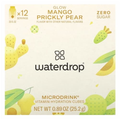 Waterdrop Glow Mango Prickly Pear Microdrink Vitamin Hydration Cubes