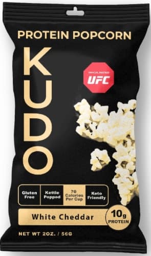 Kudo White Cheddar Protein Popcorn