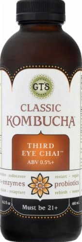 Gt'S Living Foods Third Eye Chai Organic Raw Kombucha