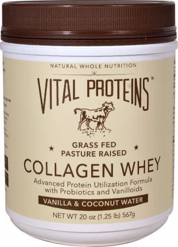 Vital Proteins  Collagen Whey Protein   Vanilla & Coconut Water