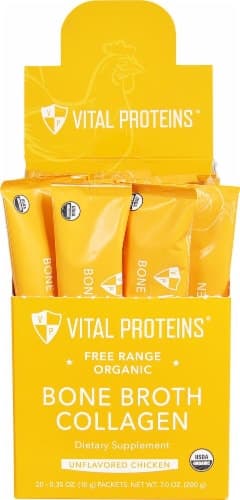 Vital Proteins  Organic Bone Broth Collagen   Unflavored Chicken