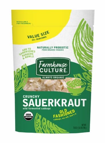 Farmhouse Culture Always Organic Old Fashioned Crunchy Sauerkraut