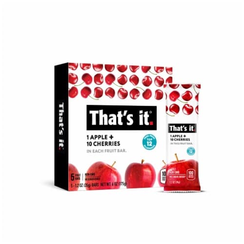 That'S It Apple & Cherries Fruit Bars