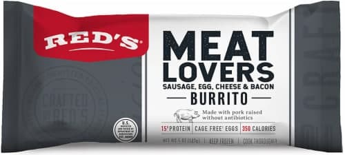 Reds Breakfast Burrito Meat Lover