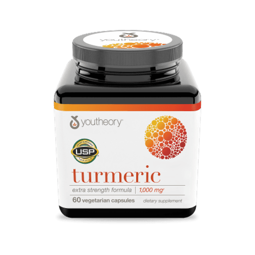 Youtheory Extra Strength Formula Turmeric Dietary Supplement Capsules