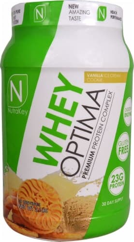 Nutrakey  Whey Optima   Vanilla Ice Cream Cookie