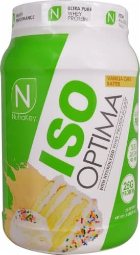 Nutrakey  Iso Optima   Vanilla Cake Batter