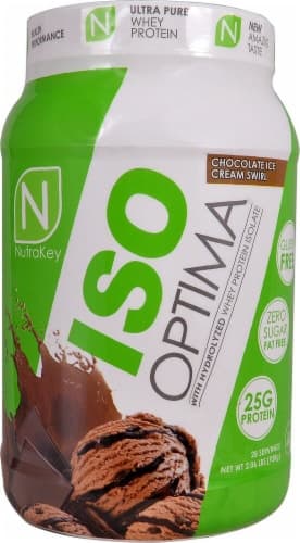 Nutrakey  Iso Optima   Chocolate Ice Cream Swirl
