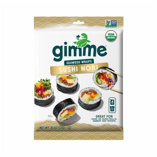 Gimme Sushi Nori Roastd Seaweed Organic