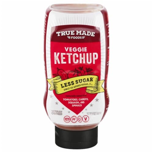 True Made Foods Reduced Sugar Vegetable Ketchup