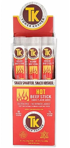 Tomer Kosher  Beef Sticks   Hot