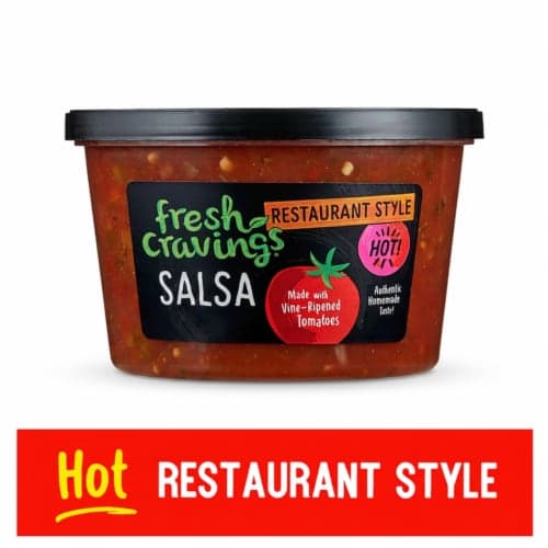 Fresh Cravings Hot Restaurant Style Salsa