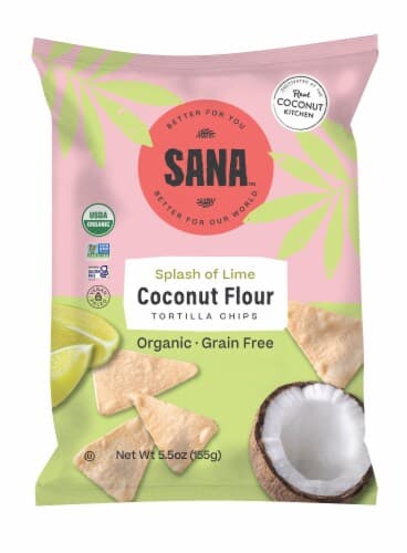 Sana Splash Of Lime Coconut Flour Tortilla Chips