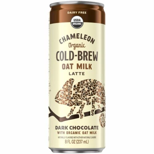Chameleon Organic Dark Chocolate Flavored Oat Milk Latte Cold Brew Coffee