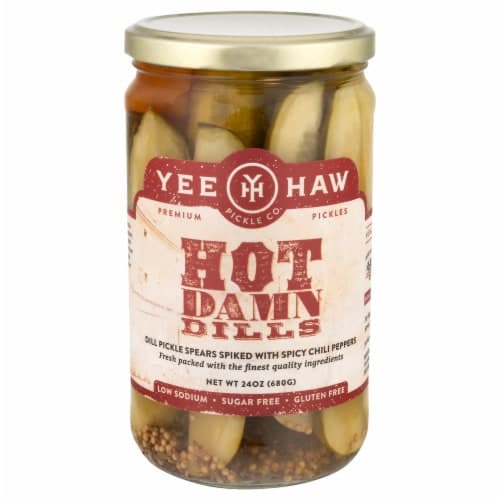 Yee-Haw Pickle Co. Pickles Dills Hot Damn