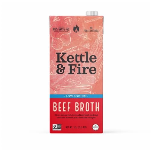 Kettle & Fire Cooking Broth Beef L/Sod
