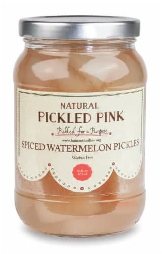 Pickled Pink Spiced Watermelon Pickles