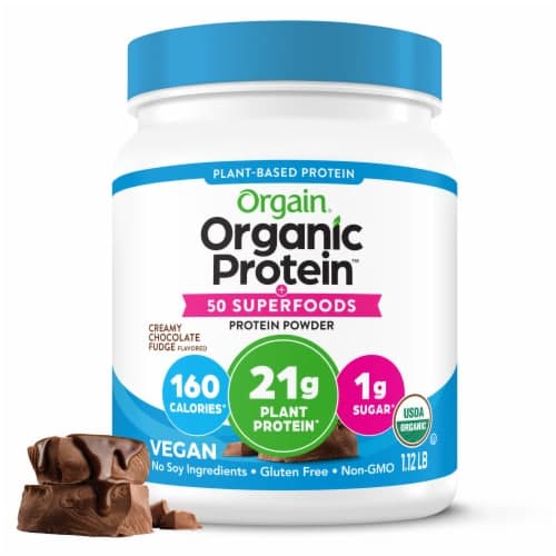 Orgain Organic Protein Superfoods Powder Plant Based Creamy Chocolat