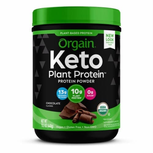Orgain Organic Keto Plant Protein Powder Chocolate
