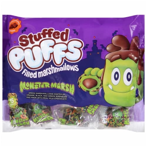 Stuffed Puffs Chocolate Filled Marshmallows Halloween Candy