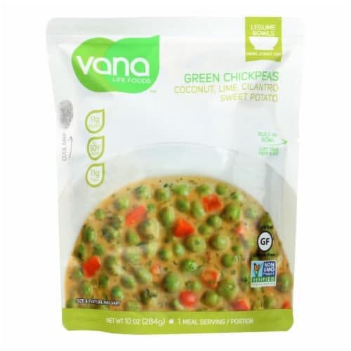 Vana Life Foods Coconut Lime Green Chickpea Superfood Bowl