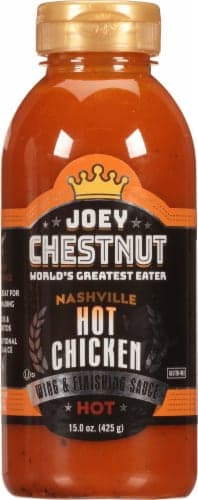 Joey Chestnut Hot Nashville Hot Chicken Wing & Finishing Sauce