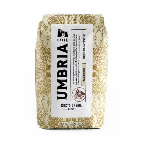 Caffe Umbria Gusto Crema Blend Medium Roast Coffee