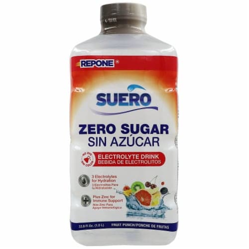 Repone Suero Zero Sugar Fruit Punch Electrolyte Drink