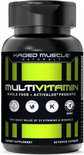 Kaged Muscle Naturals 100% Plant Based Whole Food Multivitamin