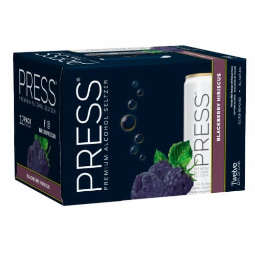 Press Premium Hard Seltzer Blackberry Hibiscus