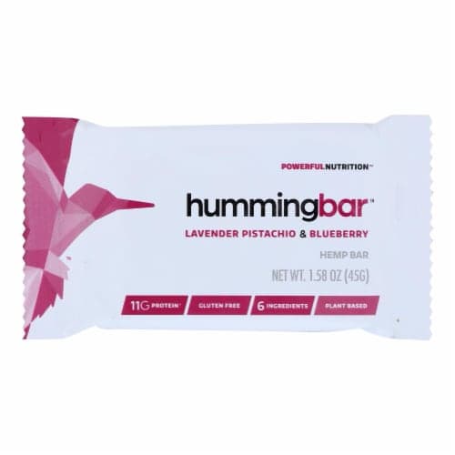 Humming Hemp Hummingbar Lavender Pistachio & Blueberry Hemp Bar