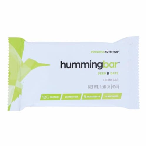 Humming Hemp Hummingbar Seed & Date Hemp Bar