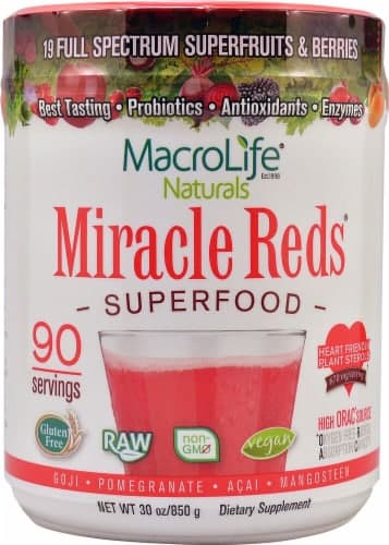 Macro Life Naturals  Miracle Reds Superfood   Berry