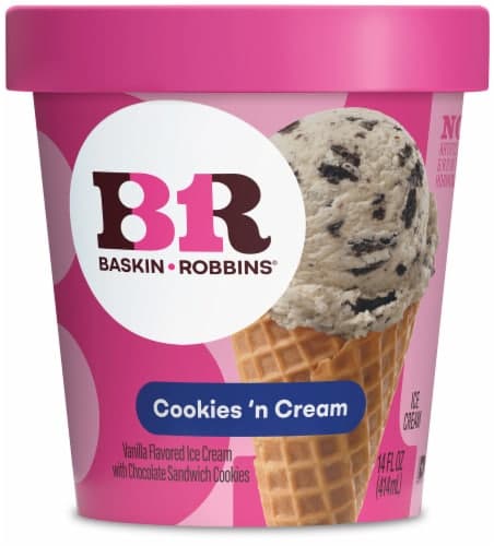 Baskin Robbins Ice Cream Cookies N Cream