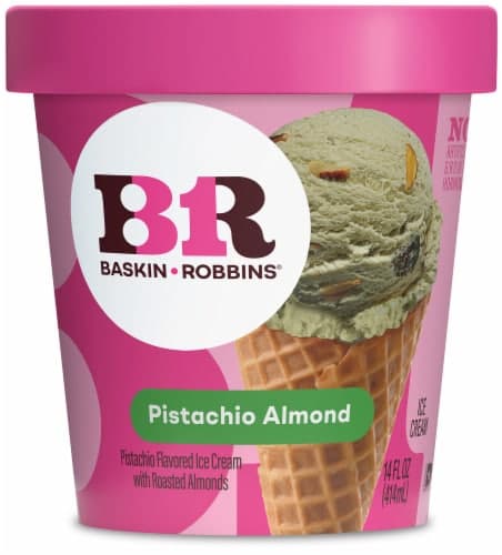 Baskin Robbins Ice Cream Pistachio Almond