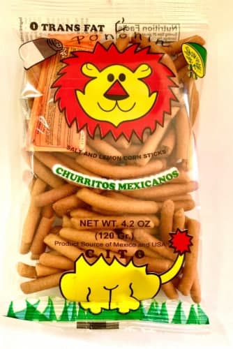 El Super Leon Salt & Lemon Corn Sticks Churritos